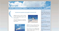 Desktop Screenshot of lightjets.ch